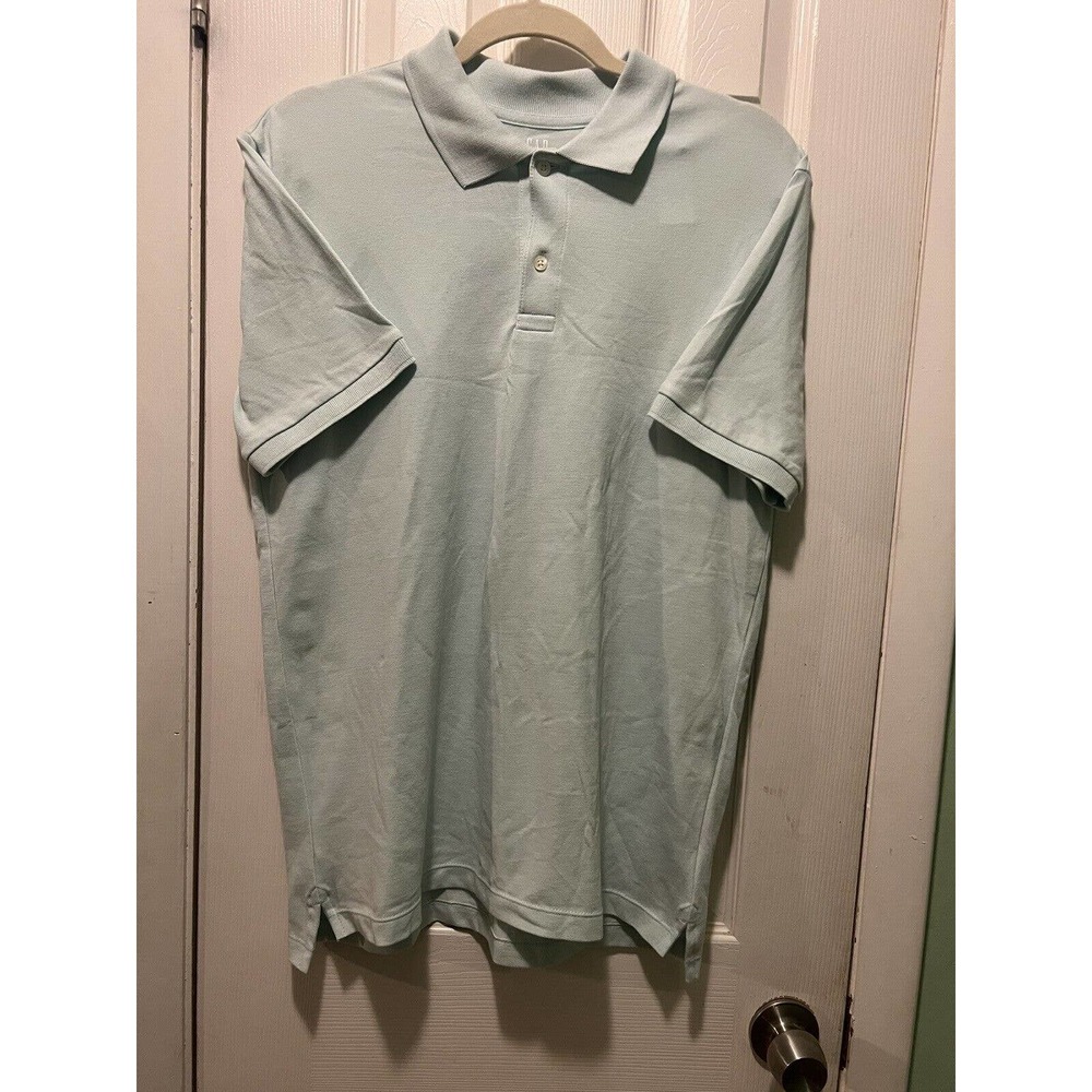 Gap Mint Green Stretch Pique Polo Size Men’s Medium NEW WITH TAGS